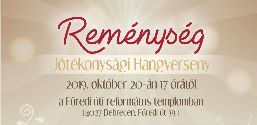 Reménység – Jótékonysági hangverseny lesz a Füredi úti templomban október 20-án 17 órától