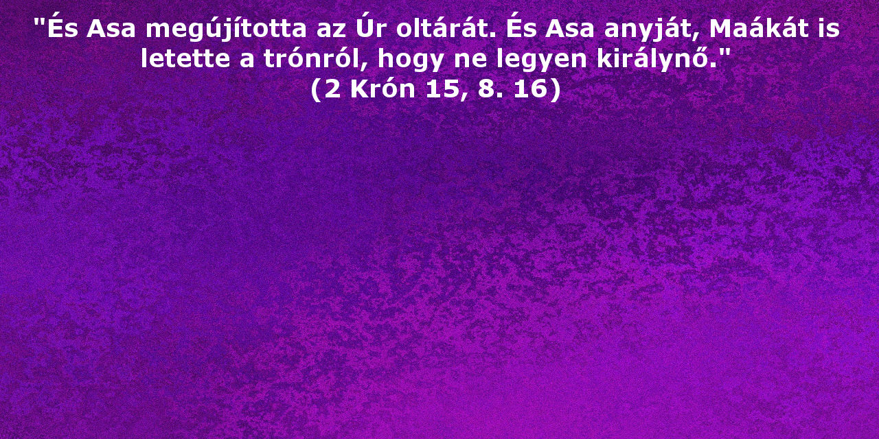 Napi áhitat (július 16.) – Alapos tisztogatás (II.)