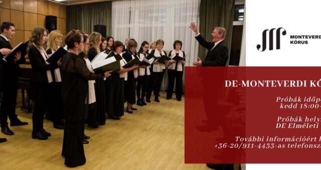 Február 11-én a Debreceni Egyetem Monteverdi Kamarakórus énekel a vasárnapi istentiszteleten